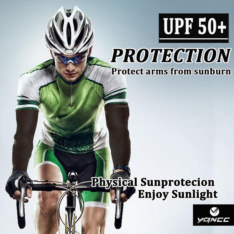 YQXCC 6 Pairs Arm Sleeves for Men Women, UPF 50 Cooling UV Sun Protection Sports Compression Sleeves - Image 3